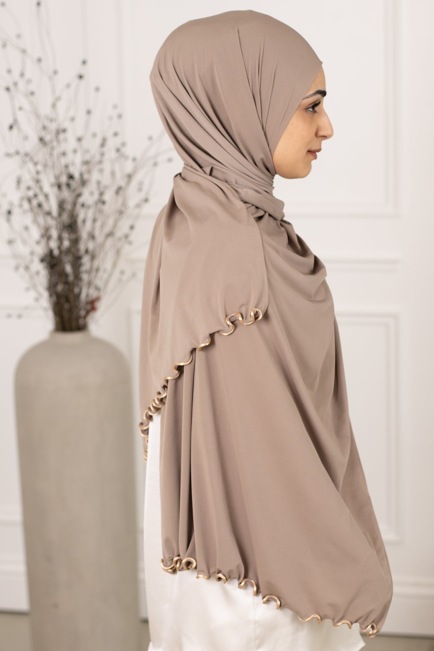 Premium Jersey Line beige gold
